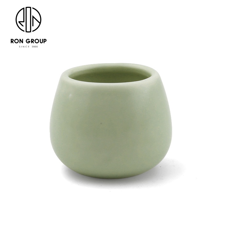 Good green milk container custom restaurant ceramic pot coffee mate creamer