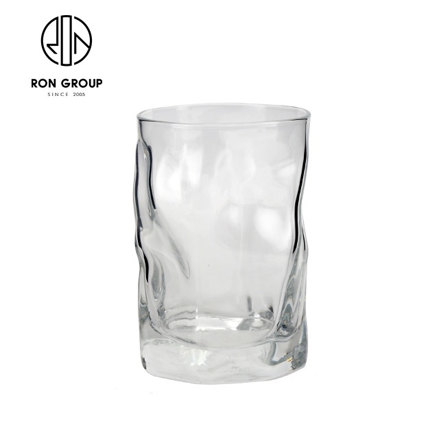 New fashioned glass barwell cut rocks glass cup beer coffee whiskey crystal glassware for kitchen bar restaurant
