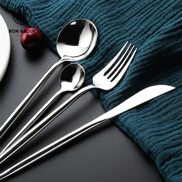 Premium Stainless Steel Silverware Set — Luxury Knife, Fork & Spoon Flatware for Weddings, Hotels, and Fine Dining Restaurants