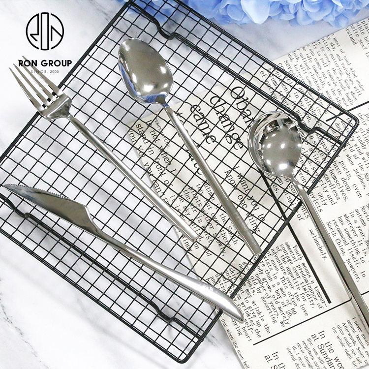 Wholesale Cheap Price Home Hotel Restaurant Use Stainless Steel Tableware Knife Fork Spoon Flatware Silverware Cutlery Set