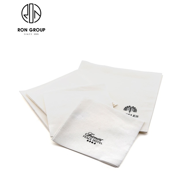 Restaurant Wholesale Customized Personalized Disposable Printing Serviettes beverage Napkin Wrapping Paper Napkin With Logo