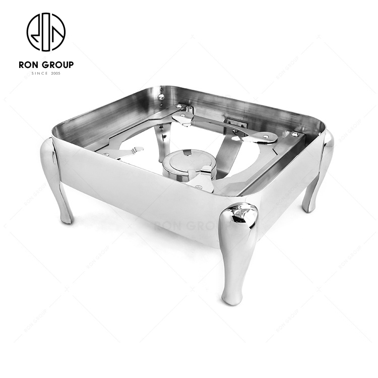 Cheap Full Size Hotel Catering Restaurant Roll Top Stainless Steel 304 Buffet Chaffing Food Stand Gn Pans Buffet Serving Dishes