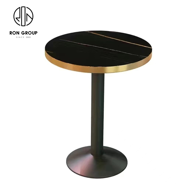 Wholesales  American industrial vintage restaurant coffee slate table fast food modern metal dining chairs and tables sets