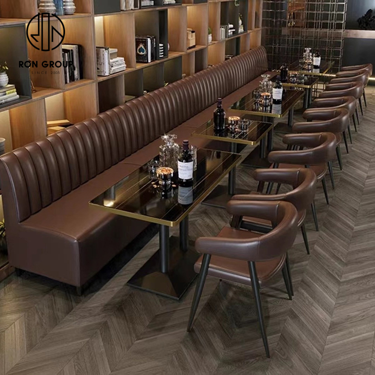 Wholesales  American industrial vintage restaurant coffee slate table fast food modern metal dining chairs and tables sets