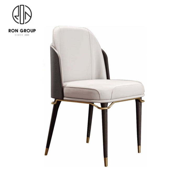 Modern Design upholstered restaurant furniture solid wood modern chairs for high end restaurant