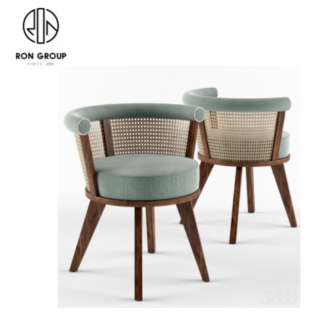 Modern Design upholstered restaurant furniture solid wood modern chairs for high end restaurant