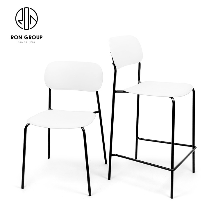 Stackable Outdoor Indoor Wedding outdoor Furniture White Black PP Plastic Chair for Event Party Hotel Event