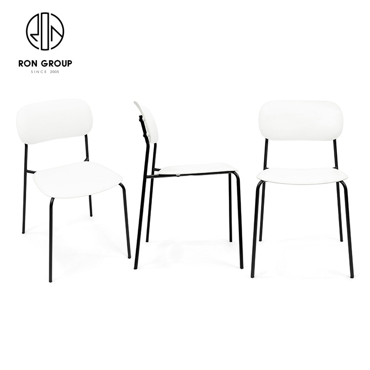Stackable Outdoor Indoor Wedding outdoor Furniture White Black PP Plastic Chair for Event Party Hotel Event