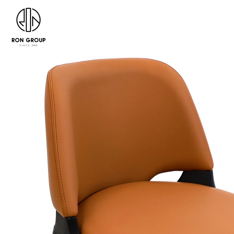 High Quality PU Soft Bar Chair Modern Iron High Bar Stool for Pub Cafe Restaurant Hall Dinning Furniture