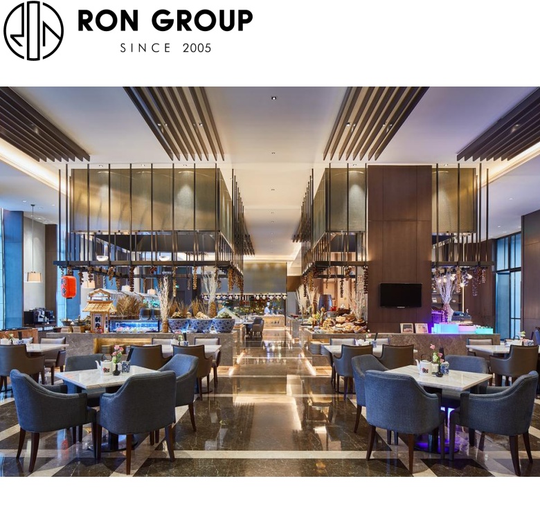 Custom made Hotel Restaurant solid wood Furniture Dining  tables and Chairs Modern Restaurant Furniture Sets