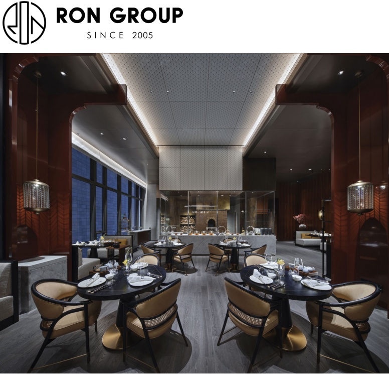 Custom made Hotel Restaurant solid wood Furniture Dining  tables and Chairs Modern Restaurant Furniture Sets