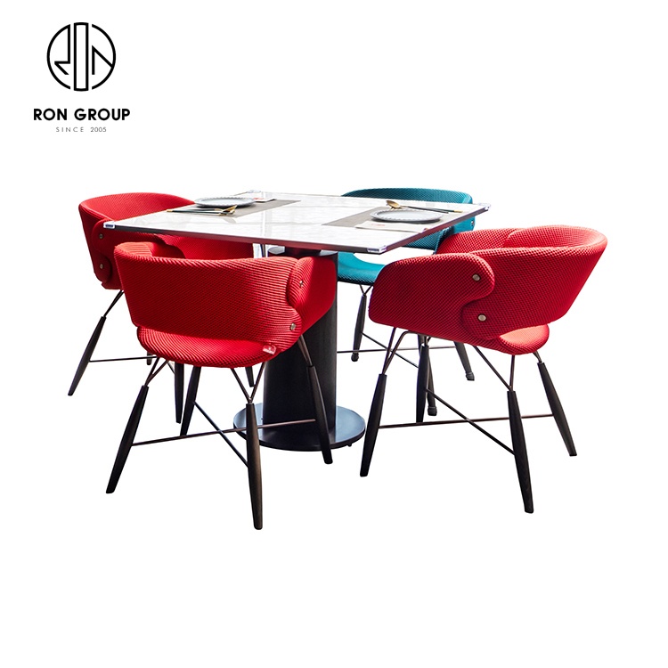 Custom made restaurant furniture high end Hospitality Dining Table and Chairs Sets Modern Hotel Restaurant Apartment Furniture