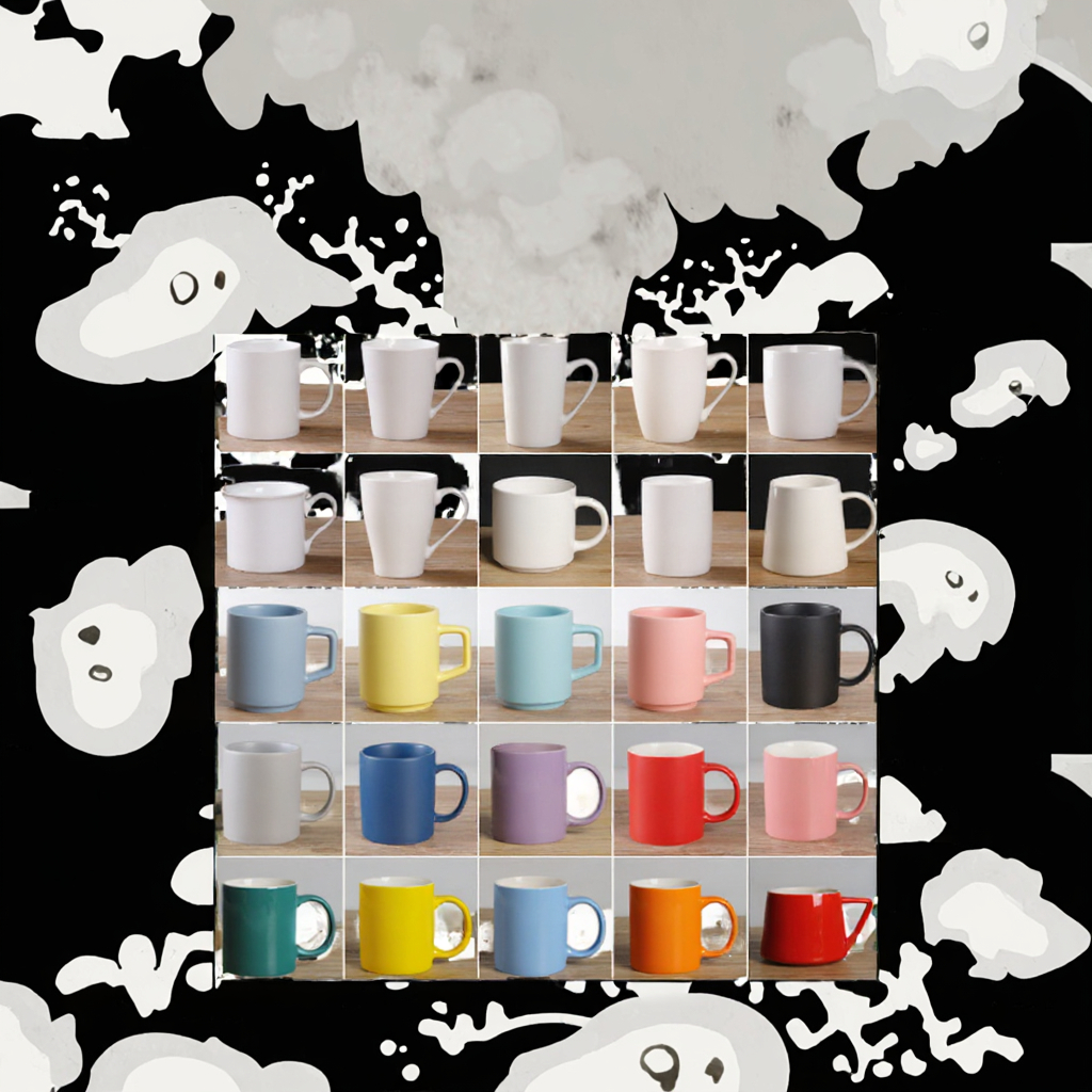 Redeco Custom Luxury Triangular Ceramic Coffee Cup & Minimalist Tray Set