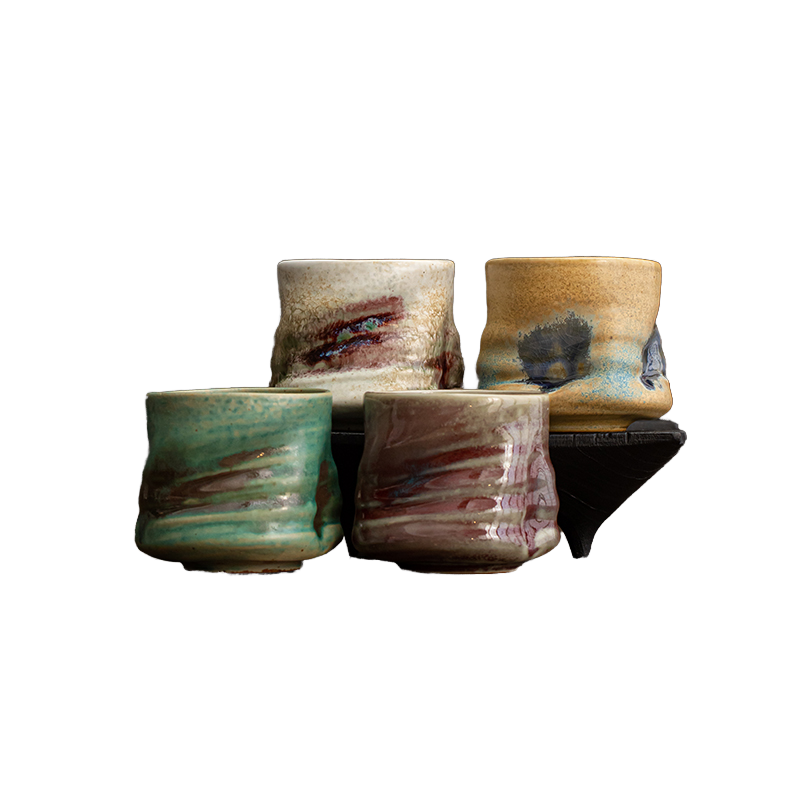 Creative Hand-Kneaded Kiln Glazed Ceramic Mug - Nordic Four Seasons Inspired Collection