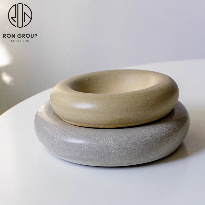 Modern Creative Ceramic Salad & Dessert Plate for Commercial Dining