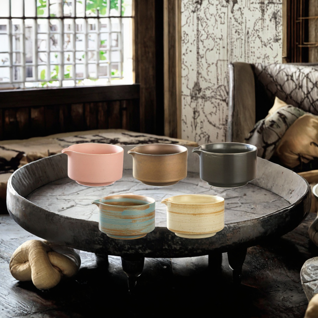 600ml Hand-Crafted Japanese Ceramic Matcha Bowl - Sustainable Zen Style Tea Cup