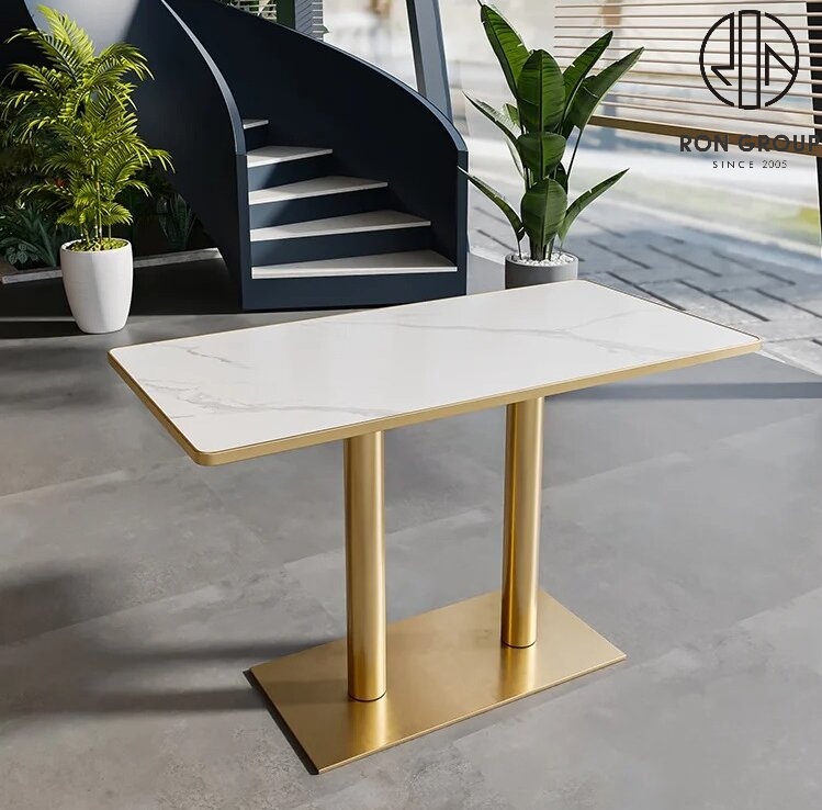 Stainless Steel Banquette Booth Seating with PU Leather Upholstery for Restaurants