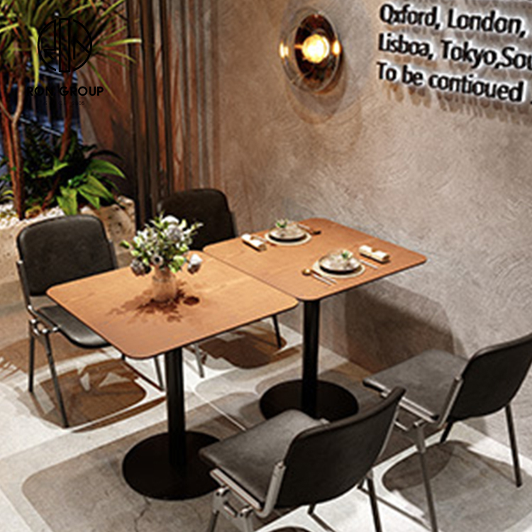 Commercial Wood Booth Seating with Leather Cushions for Cafés and Hotels