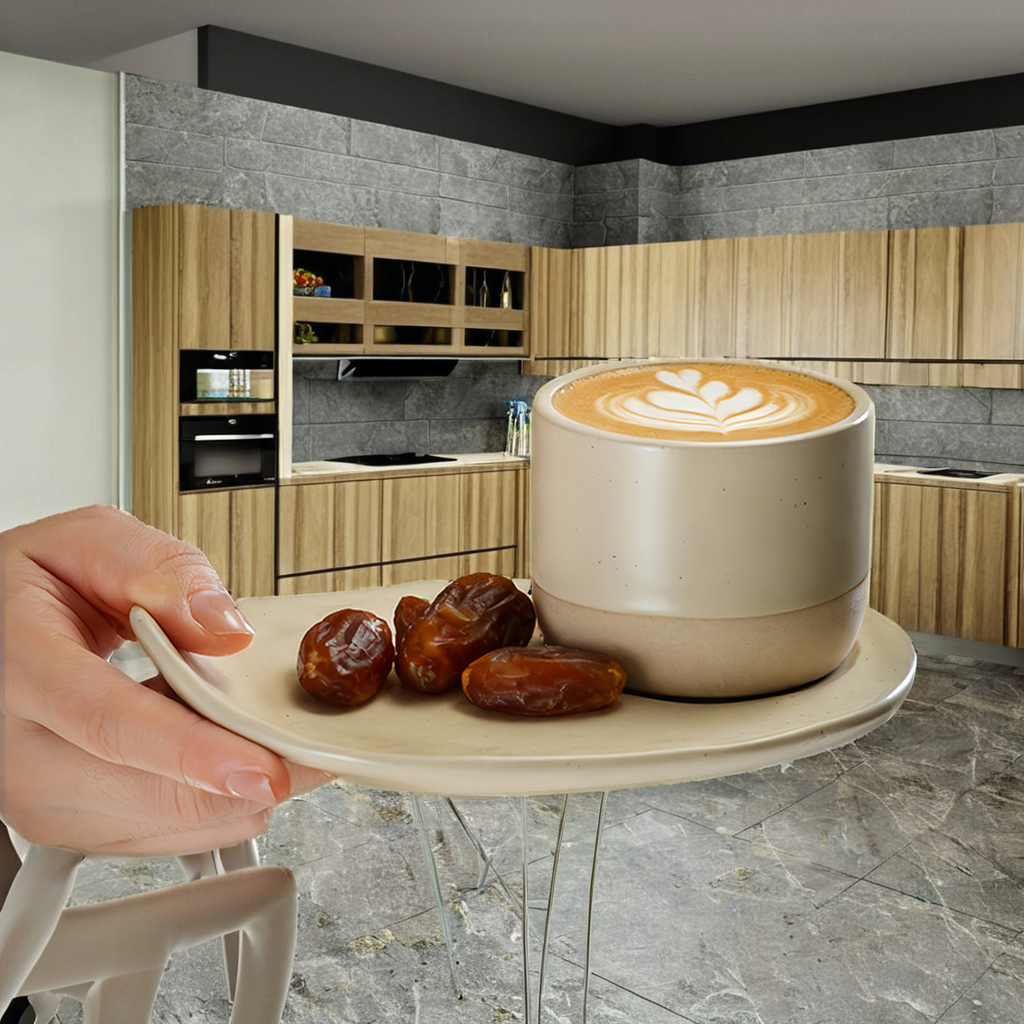 100ml Minimalist Matte Beige Ceramic Espresso Cup - Modern Cafe Style