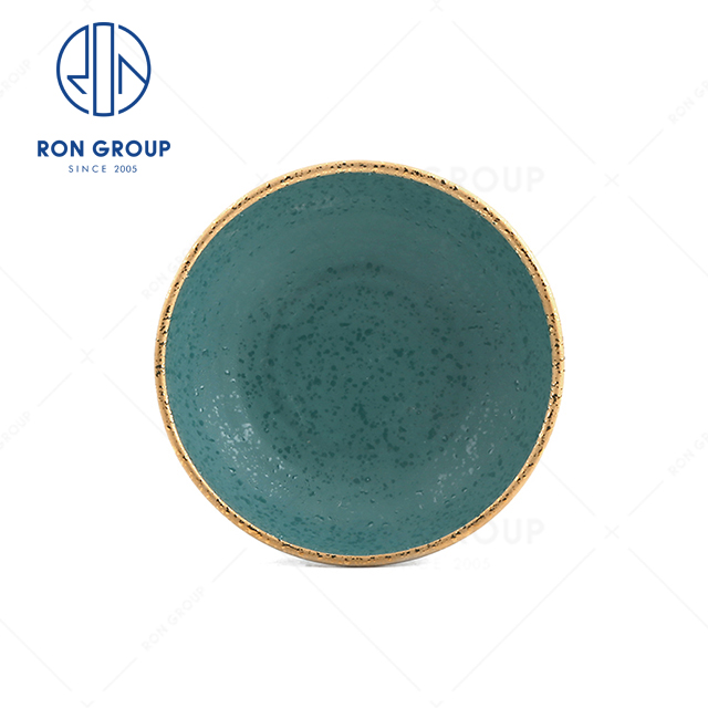 Hot sale excellent quality hotel restaurant wedding banquet buffet dishware stylish terracotta threaded sauce dish