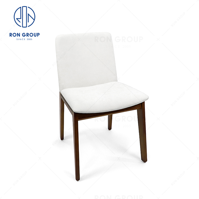 Factory direct sale superior quality home hotel restaurant banquet buffet modern delicate style white ash wood dining chair
