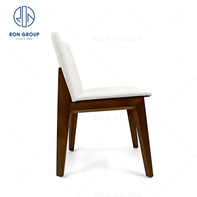 Factory direct sale superior quality home hotel restaurant banquet buffet modern delicate style white ash wood dining chair