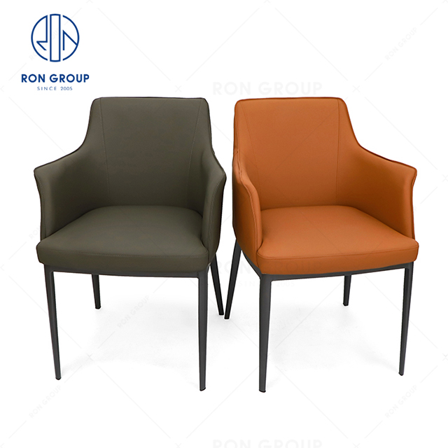 Wholesale high-end quality home hotel restaurant furniture modern PU soft bag dining chair
