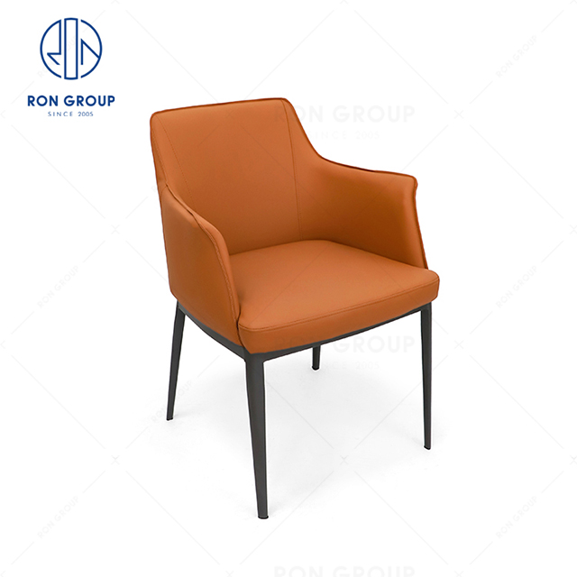 Wholesale high-end quality home hotel restaurant furniture modern PU soft bag dining chair