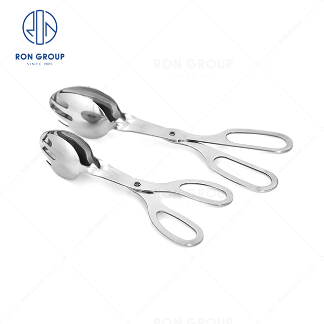 Exquisite superior quality hotel restaurant banquet buffet simple style practical and convenient Stainless steel salad fork nip