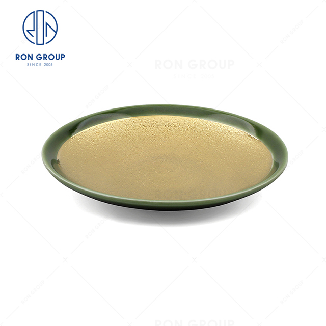 Factory direct sale cheap price hotel restaurant banquet wedding modern noble ceramic Shallow plate