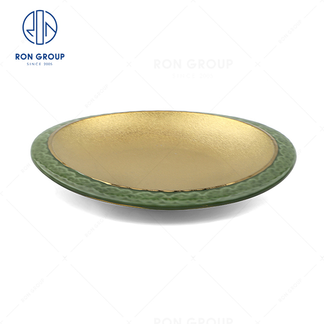 Excellent quality cheap price hotel restaurant wedding banquet exquisite texture luxurious ceramic Xiangyun Round Plate