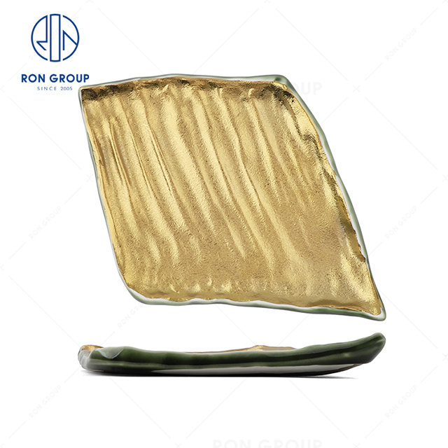 Excellent quality hot selling hotel restaurant wedding banquet exquisite noble rhombus Hand embossed Diamond plate