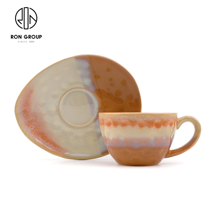 Hand-Painted Forest Animal Pattern Bone China Mug - Creative Nordic Winter Collection