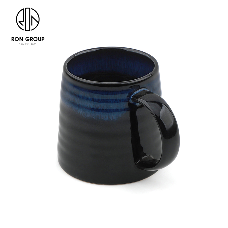 Luxury Creative Star Sky Ceramic Coffee Mug with Gold Handle & Lid - Minimalist Christmas Gift Collection