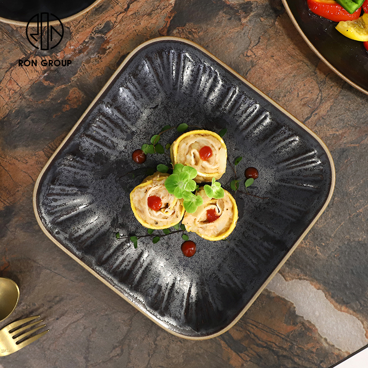 Commercial Square Melamine Sushi Dessert Plate
